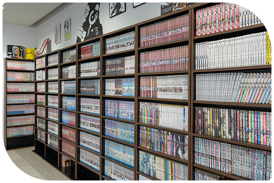 卓球ルーム＆コミックコーナーができました