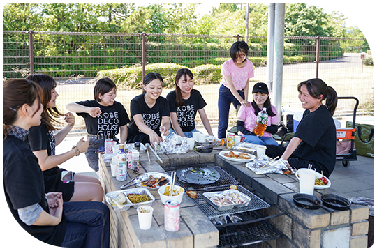 KOBE DECO GIRLS 集合!BBQ大会開催