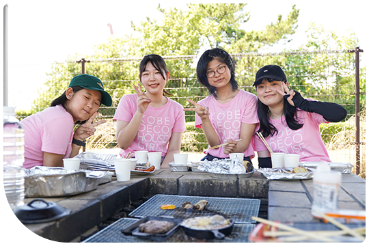 KOBE DECO GIRLS 集合!BBQ大会開催