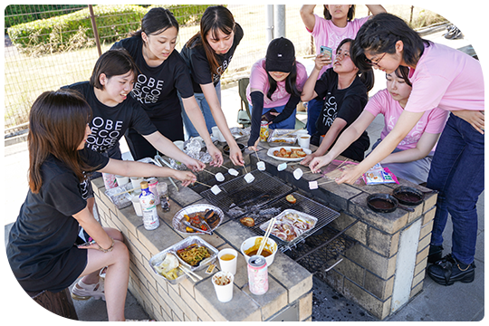 KOBE DECO GIRLS 集合!BBQ大会開催