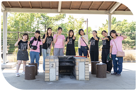 KOBE DECO GIRLS 集合!BBQ大会開催