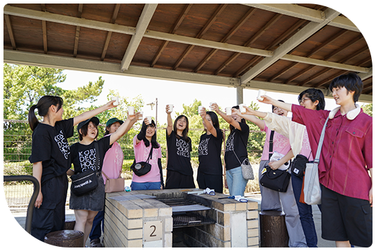 KOBE DECO GIRLS 集合!BBQ大会開催
