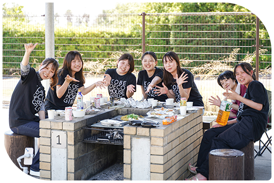 KOBE DECO GIRLS 集合!BBQ大会開催
