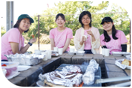 KOBE DECO GIRLS 集合!BBQ大会開催