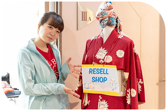 CHIC WINTER BAZAARブースサポートに参加