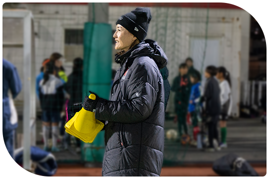 女性のためのサッカー教室に参加しました