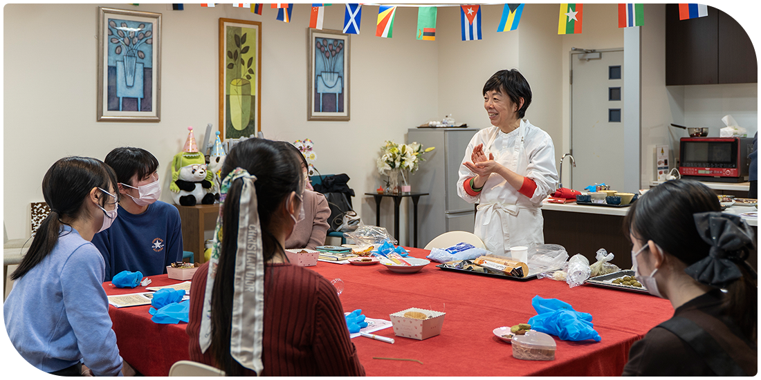 バレンタインスイーツの料理教室開催