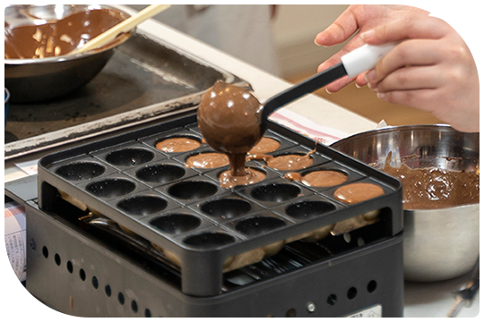 バレンタインスイーツの料理教室開催