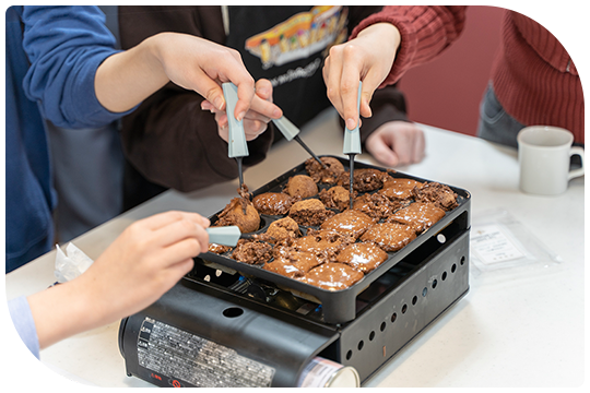 バレンタインスイーツの料理教室開催