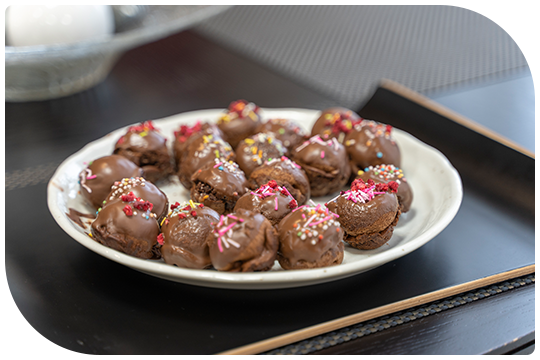 バレンタインスイーツの料理教室開催