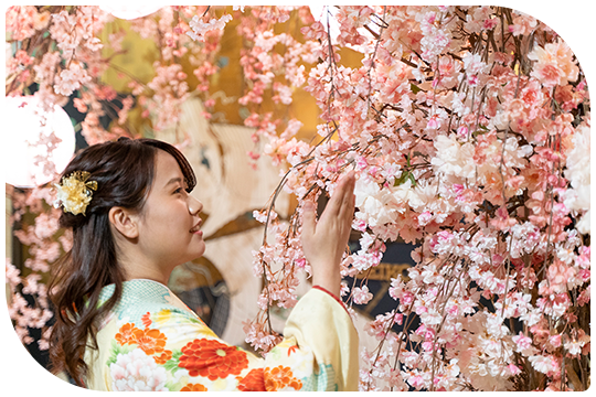 学位記授与式前に撮影させていただきました